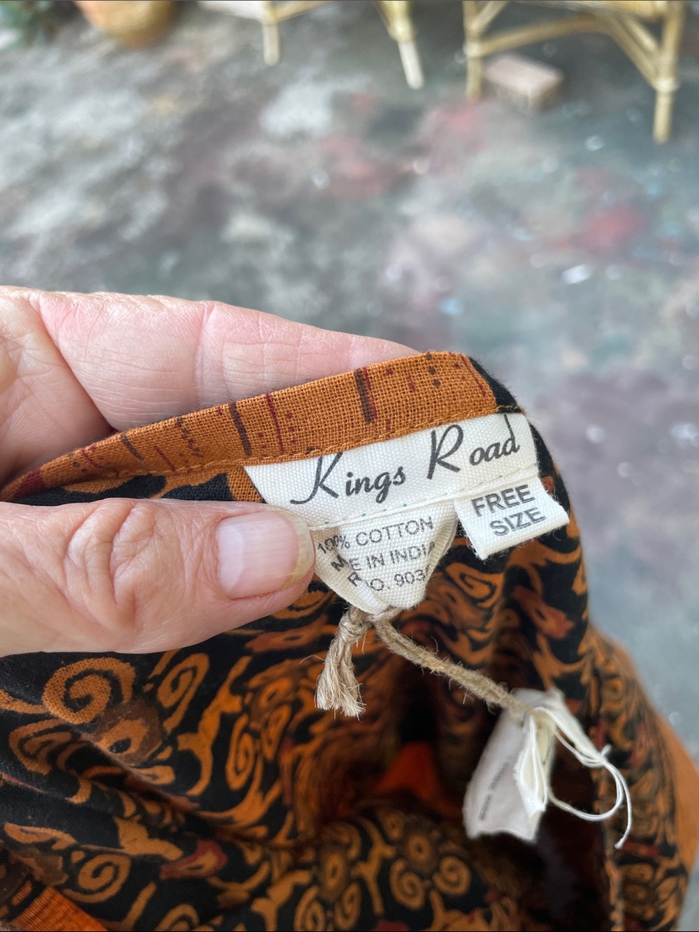 Kings Rd., Cotton batikcaftan - Picture 5 of 7